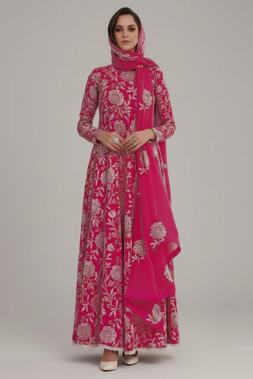 3PC Embroidered Lawn Suit 1019