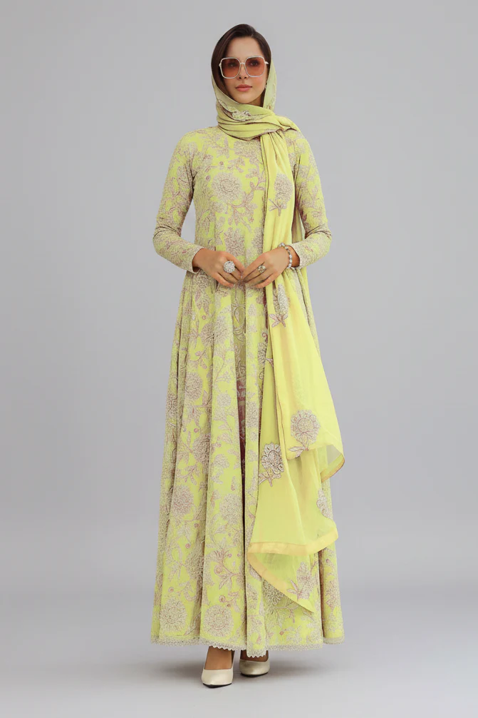 3PC Embroidered Lawn Suit 1019