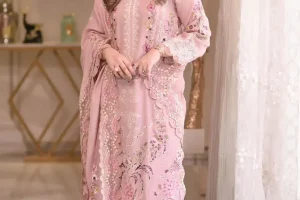 Luxury Unstitched Lawn Suit