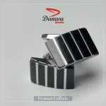 Black Rectangle Cufflink