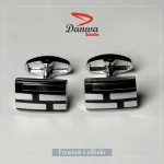 Black Rectangle Cufflink
