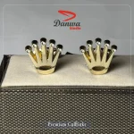 Golden Crown Cufflink