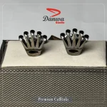 Metalic Crown Cufflink