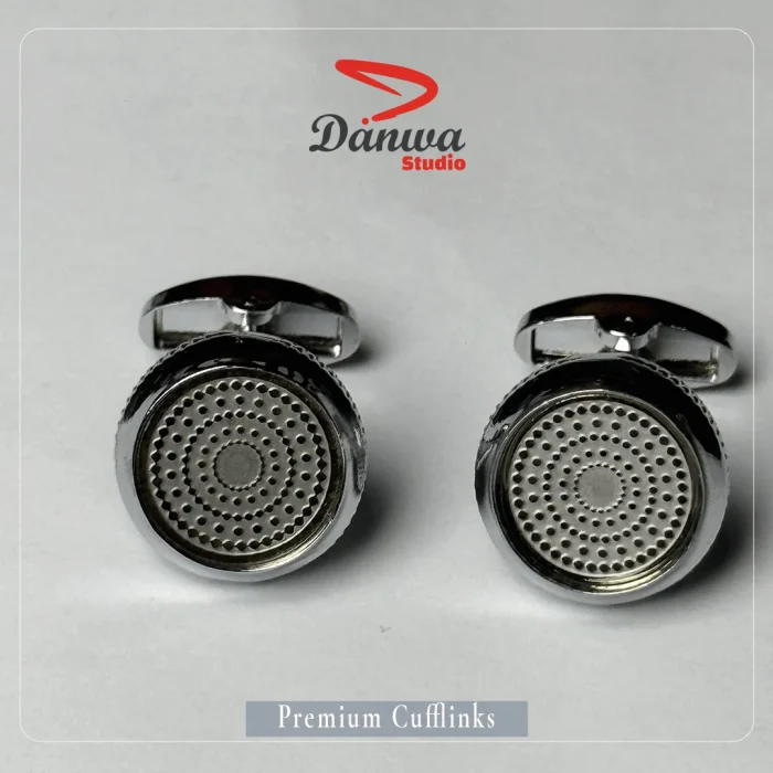 Silver Circle Cufflink