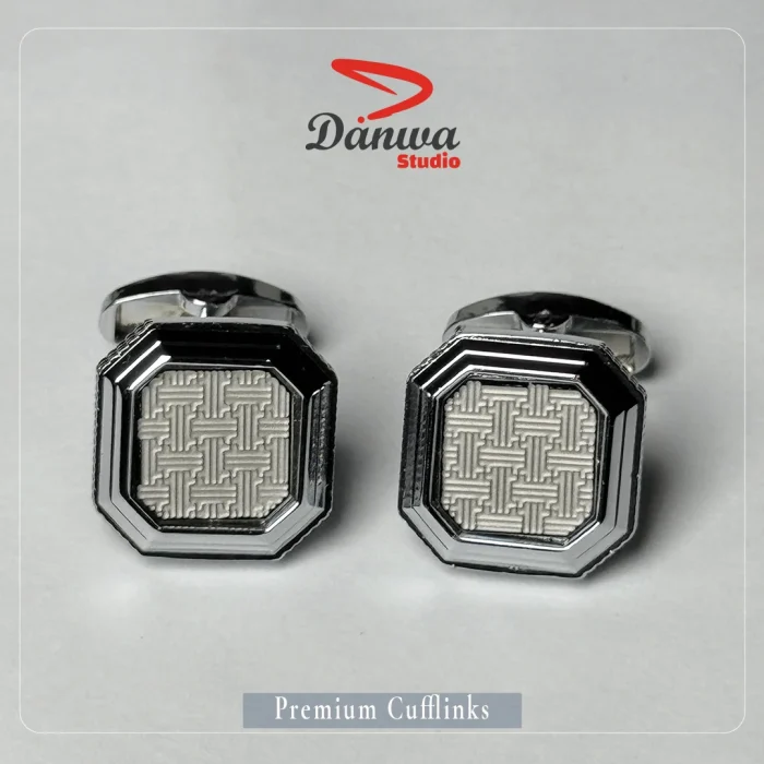 Silver Mop Cufflink